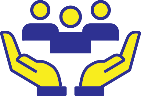 Icon representing community engagement