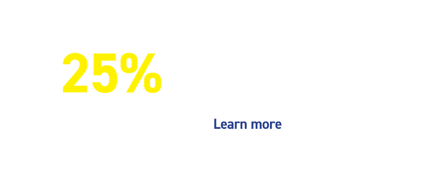 save 25%