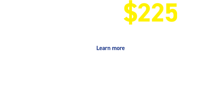 save $225