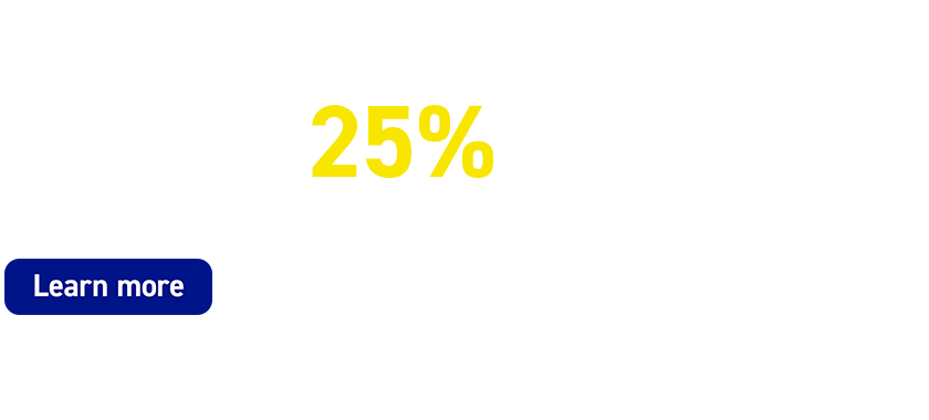 save 25%